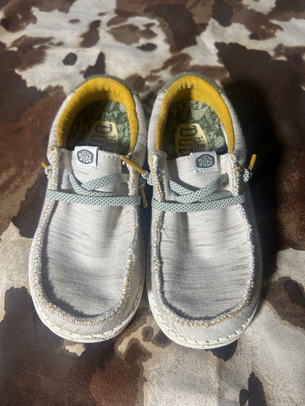 Hey Dude Wally Toddler Jersey Shoes 10